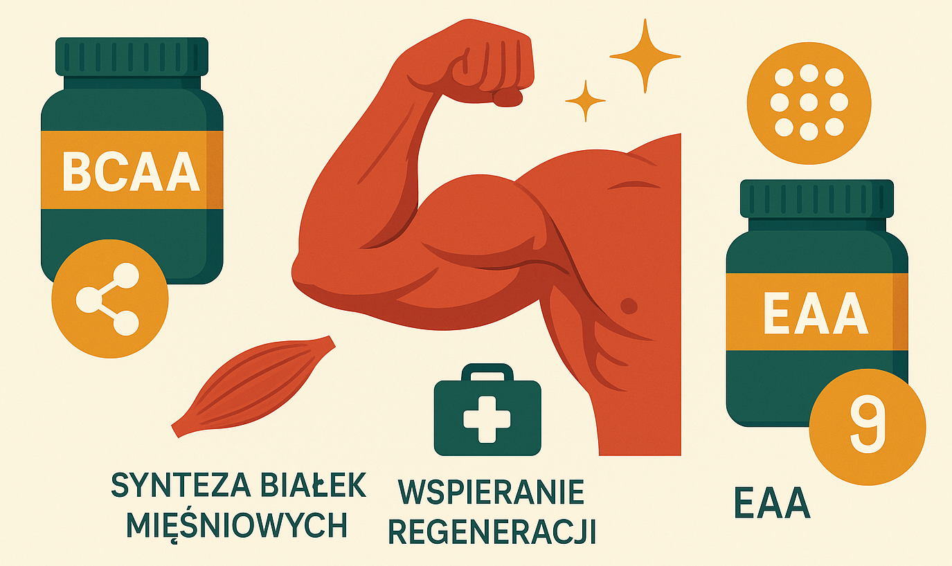 Rola BCAA i EAA w kondycji mięśni